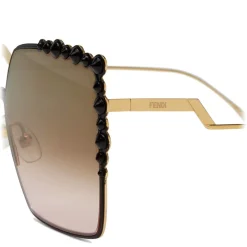 Fendi - Can Eye - SS 2017 Bicolor Square Oversize Sunglasses - Sunglasses - Fendi Eyewear - Avvenice