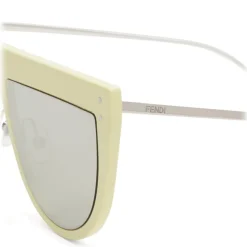 Fendi - DeFender - Aviator Sunglasses - Yellow - Sunglasses - Fendi Eyewear - Avvenice