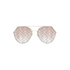 Fendi - Eyeline - Aviator Sunglasses - Gold Pink - Sunglasses - Fendi Eyewear - Avvenice