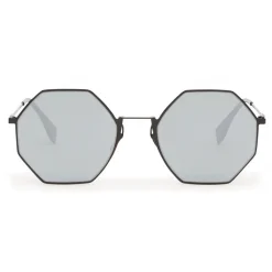 Fendi - Eyeline - Black Octagonal Sunglasses - Sunglasses - Fendi Eyewear - Avvenice