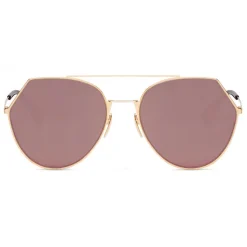 Fendi - Eyeline - Gold Rounded Sunglasses - Sunglasses - Fendi Eyewear - Avvenice