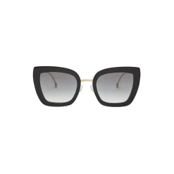 Fendi - F is Fendi - Cat Eye Sunglasses - Black - Sunglasses - Fendi Eyewear - Avvenice