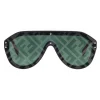 Fendi - Fabulous - Black Mask Oversize Sunglasses - Sunglasses - Fendi Eyewear - Avvenice