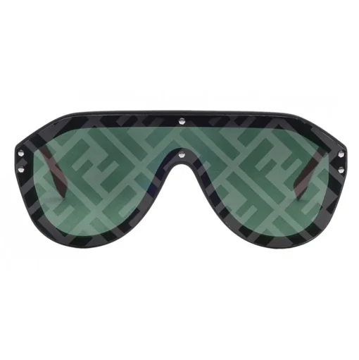 Fendi - Fabulous - Black Mask Oversize Sunglasses - Sunglasses - Fendi Eyewear - Avvenice
