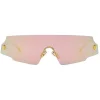 Fendi - Fendi Forceful - Shield Sunglasses - Rose Gold - Sunglasses - Fendi Eyewear - Avvenice