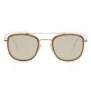 Fendi - Fendi Glass - Square Sunglasses - Transparent Gold - Sunglasses - Fendi Eyewear - Avvenice