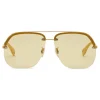 Fendi - Fendi Pack - Pilot Sunglasses - Yellow - Sunglasses - Fendi Eyewear - Avvenice