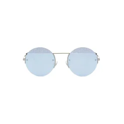 Fendi - FF - Round Sunglasses - Ruthenium Light Blue - Sunglasses - Fendi Eyewear - Avvenice