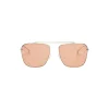 Fendi - FF Family - Square Caravan Sunglasses - Gold Orange - Sunglasses - Fendi Eyewear - Avvenice
