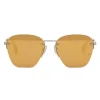 Fendi - FF- Rimless Sunglasses - Ruthenium - Sunglasses - Fendi Eyewear - Avvenice