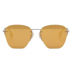 Fendi - FF- Rimless Sunglasses - Ruthenium - Sunglasses - Fendi Eyewear - Avvenice