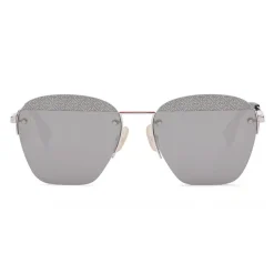 Fendi - FF- Rimless Sunglasses - Palladium - Sunglasses - Fendi Eyewear - Avvenice