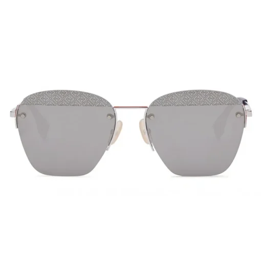 Fendi - FF- Rimless Sunglasses - Palladium - Sunglasses - Fendi Eyewear - Avvenice