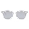 Fendi - FF- SquareSunglasses - Transparent Palladium - Sunglasses - Fendi Eyewear - Avvenice