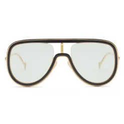 Fendi - Futuristic Fendi - Mask Sunglasses - Gold Black - Sunglasses - Fendi Eyewear - Avvenice