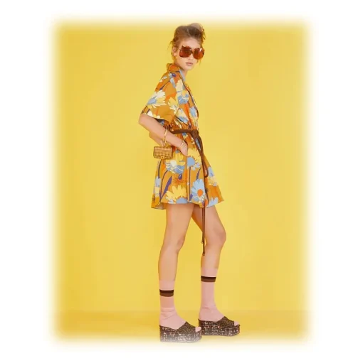 Fendi - Promeneye - Oversize Square Sunglasses - Havana Pink - Sunglasses - Fendi Eyewear - Avvenice