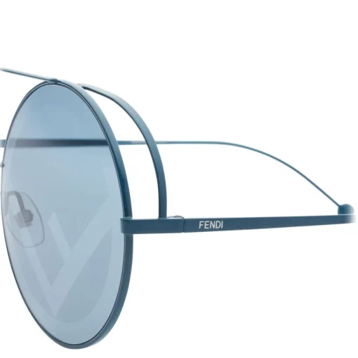 Fendi - Run Away - Green Oversize Sunglasses - Sunglasses - Fendi Eyewear - Avvenice