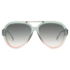 Fendi - Tropical Shine - Green & Pink Aviator Sunglasses - Sunglasses - Fendi Eyewear - Avvenice