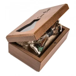 Genius Bowtie - Da Vinci - Almond - Suede Leather Bow Tie with Feathers - Luxury High Quality Bow Tie - Avvenice