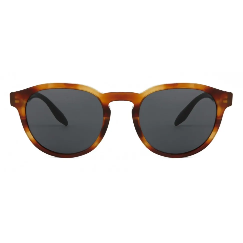 Giorgio Armani - Bi Color Retrò - Sunglasses with Bi Color Frame - Asian Fit - Brown - Giorgio Armani Eyewear - Avvenice