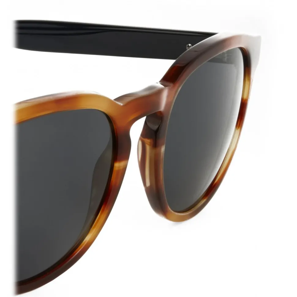 Giorgio Armani - Bi Color Retrò - Sunglasses with Bi Color Frame - Asian Fit - Brown - Giorgio Armani Eyewear - Avvenice
