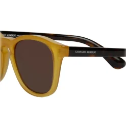 Giorgio Armani - Bi Color - Sunglasses with Bi Color Frame - Brown - Sunglasses - Giorgio Armani Eyewear - Avvenice
