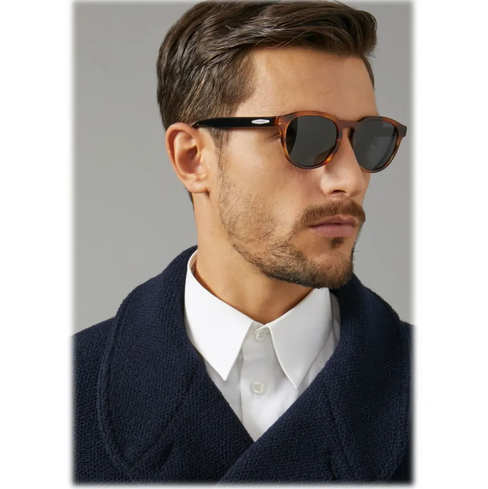Giorgio Armani - Bi Color Retrò - Sunglasses with Bi Color Frame - Brown - Giorgio Armani Eyewear - Avvenice