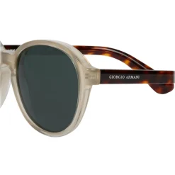 Giorgio Armani - Bi Color - Sunglasses with Bi Color Frame - Beige - Sunglasses - Giorgio Armani Eyewear - Avvenice