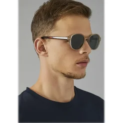 Giorgio Armani - Bi Color - Sunglasses with Bi Color Frame - Beige - Sunglasses - Giorgio Armani Eyewear - Avvenice