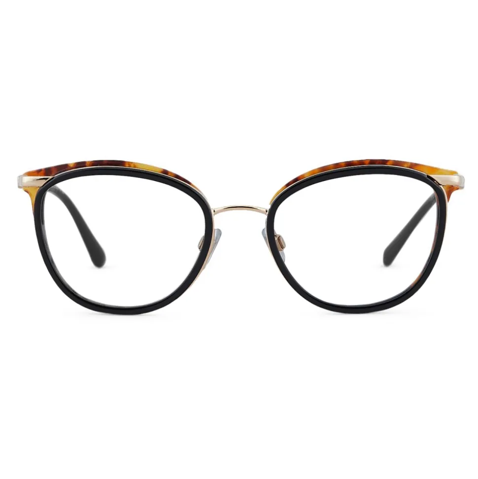 Giorgio Armani - Cat Eye Woman Eyeglasses - Black – Optical Glasses - Giorgio Armani Eyewear - Avvenice