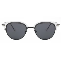 Giorgio Armani - Cat Walk Sunglasses with Contrasting Superior Eyelashes - Grey - Giorgio Armani Eyewear - Avvenice
