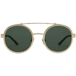 Giorgio Armani - Catwalk - Catwalk Sunglasses with Round Lenses - Gold - Sunglasses - Giorgio Armani Eyewear - Avvenice