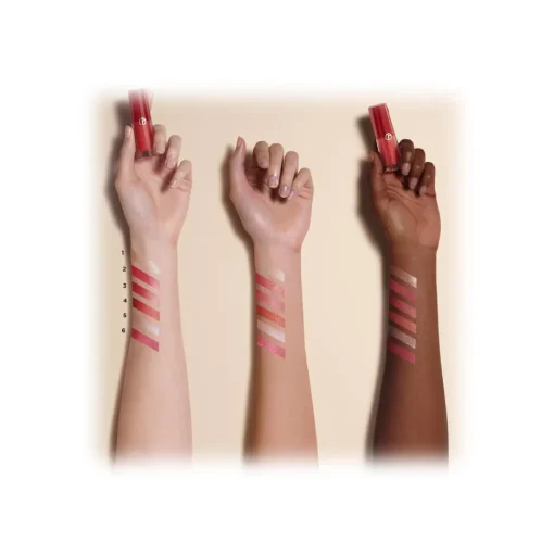 Giorgio Armani - Intense Lip Color Liquid Lips Collection - Velvet Effect Mat Liquid Lipstick Creamy - 306 - Ardent Red - Luxury - Avvenice