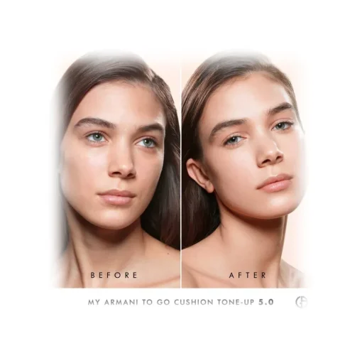 Giorgio Armani - My Armani To Go Tone-Up Cushion Dewy foundation - Anti-pollution and Anti-Aging Foundation with Hyaluronic Acid - Avvenice