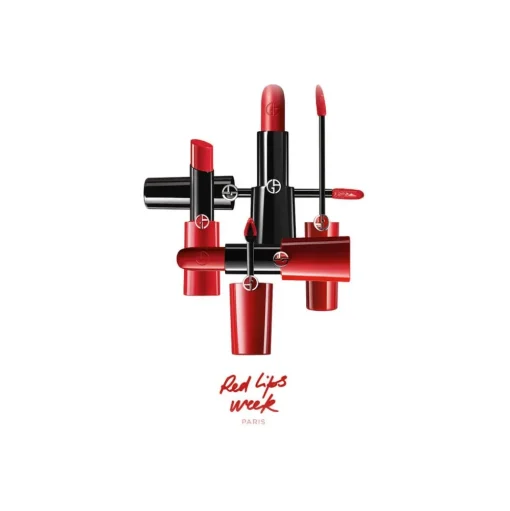 Giorgio Armani - Rouge D'Armani Lipstick - Long Lasting Satin Lipstick - Luxury - Avvenice