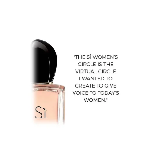 Giorgio Armani - Sì Eau De Parfum - Aromatic with Hints of Rose - Luxury Fragrances - 100 ml - Avvenice