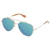 Givenchy - Aviator Sunglasses in Metal Frame with Golden Finish and Turquoise - Sunglasses - Givenchy Eyewear - Avvenice