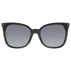 Givenchy - Black Acetate Sunglasses with Gold Finished Metal Bars - Sunglasses - Givenchy Eyewear - Avvenice