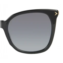 Givenchy - Black Acetate Sunglasses with Gold Finished Metal Bars - Sunglasses - Givenchy Eyewear - Avvenice