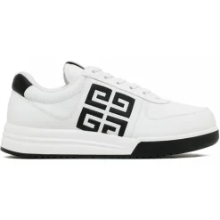 Givenchy - Black and White 4G Sneakers - Givenchy Exclusive Luxury Collection - Avvenice