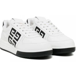 Givenchy - Black and White 4G Sneakers - Givenchy Exclusive Luxury Collection - Avvenice