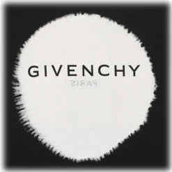 Givenchy - Black and White Cotton Logo Print T-Shirt - Givenchy Exclusive Luxury Collection - Avvenice