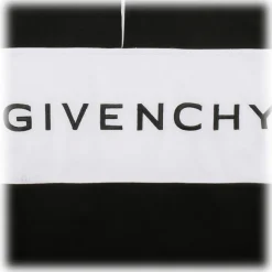 Givenchy - Black and White Cotton Polo Shirt - Givenchy Exclusive Luxury Collection - Avvenice