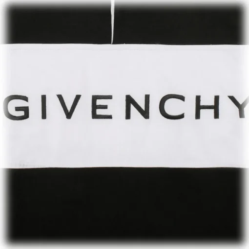 Givenchy - Black and White Cotton Polo Shirt - Givenchy Exclusive Luxury Collection - Avvenice