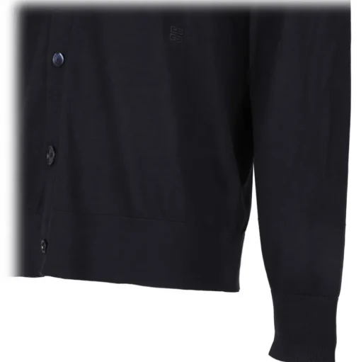 Givenchy - Black Long Sleeved Cardigan - Givenchy Exclusive Luxury Collection - Avvenice