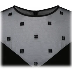 Givenchy - Black Long Sleeved Mid Dress - Givenchy Exclusive Luxury Collection - Avvenice