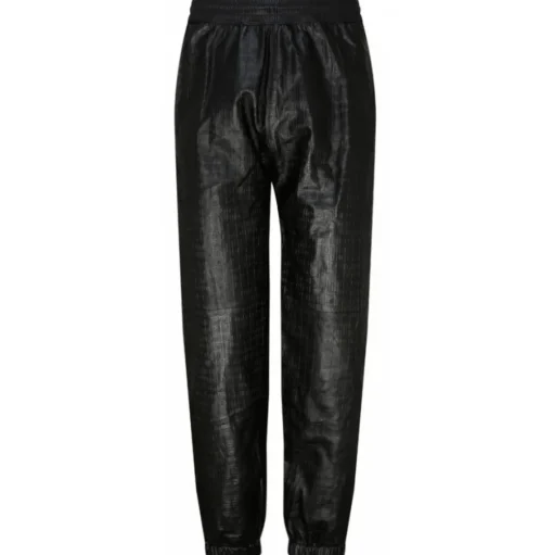 Givenchy - Black Nappa Leather Jogging Pants - Givenchy Exclusive Luxury Collection - Avvenice