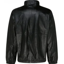 Givenchy - Black Nappa Leather 4G Jogging Jacket - Givenchy Exclusive Luxury Collection - Avvenice