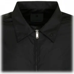 Givenchy - Black Nylon Logo Clip Jacket - Givenchy Exclusive Luxury Collection - Avvenice