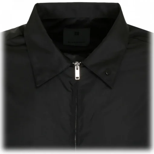 Givenchy - Black Nylon Logo Clip Jacket - Givenchy Exclusive Luxury Collection - Avvenice